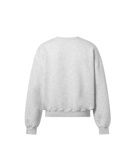 450 GSM 'Light Heather Gray' Crewneck