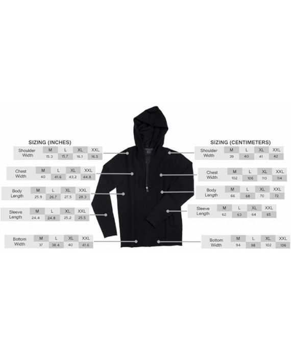 Men's Hoodie - Pure Cashmere Full-Zip Sweatshirt No Pockets Long Sleeves Hand-Knitted