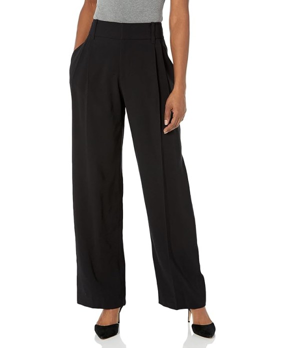 Women's High Waist Pleated Trouser