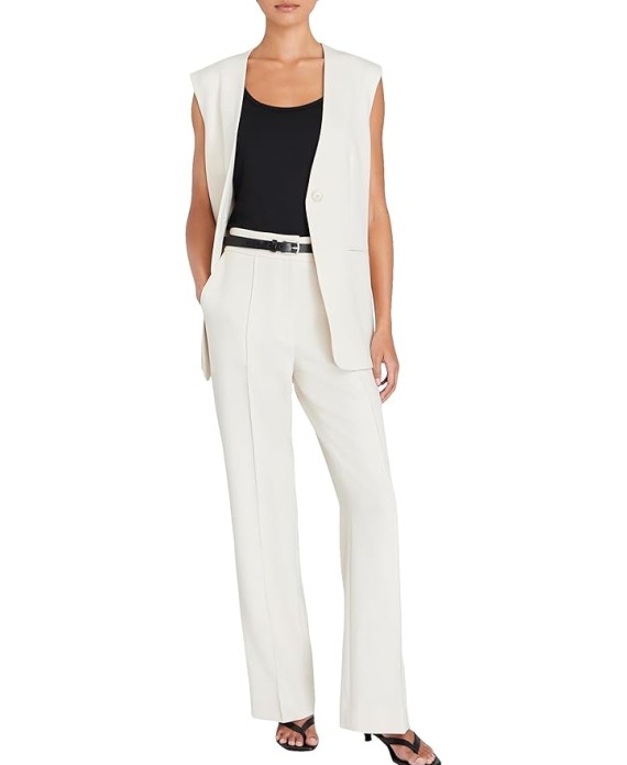 Women's Full Length Pintuck Trouser