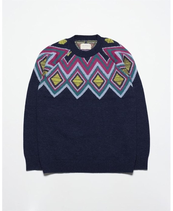 Far Afield Miyuki Knit Crew Neck Raglan Sleeve Men's Knitwear Sweater