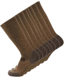 Wool Boot Socks - Merino Wool Socks Made in The USA - Lightweight Wool Hiking Socks - Warm Boot Socks for Men and Women