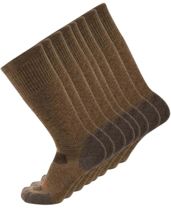 Wool Boot Socks - Merino Wool Socks Made in The USA - Lightweight Wool Hiking Socks - Warm Boot Socks for Men and Women