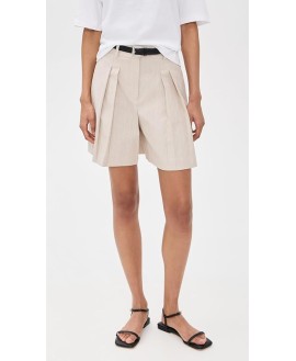 Women's Pleated Shorts