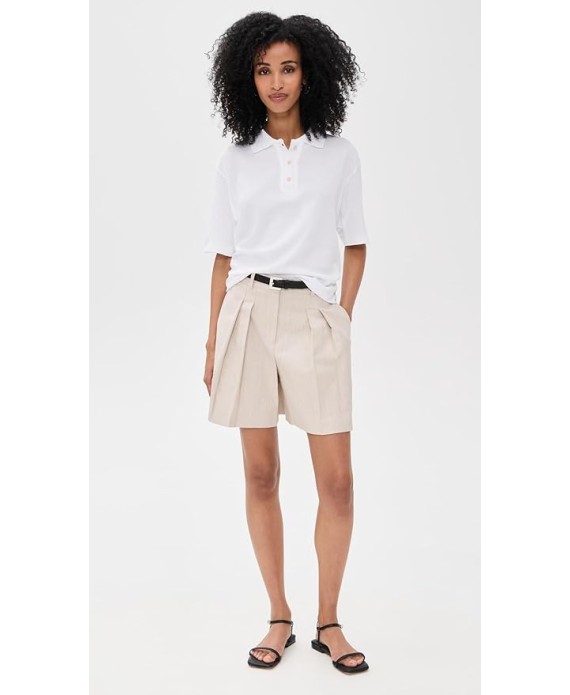 Women's Pleated Shorts