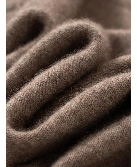 Men Lapel Pullover Knit Casual Flip Collar Sweaters Thickened Long Sleeve Knitwear Casual Sweaters