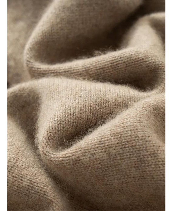 Men Mock Neck Sweater Zipper Long Sleeve Pullover Basic Casual Knitwear Sweater Half High Collar Pullover