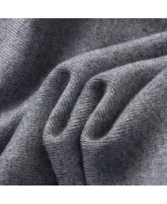 Women's Cashmere Straight Pants Winter Knitwear Thick Soft Warm Trousers Solid Sweatpants
