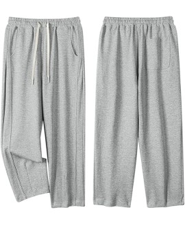 Grey Men's Sweatpants Straight Men's Sweatpants Simple Classic Men's Sweatpants