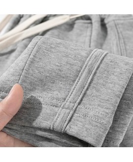 Grey Men's Sweatpants Straight Men's Sweatpants Simple Classic Men's Sweatpants