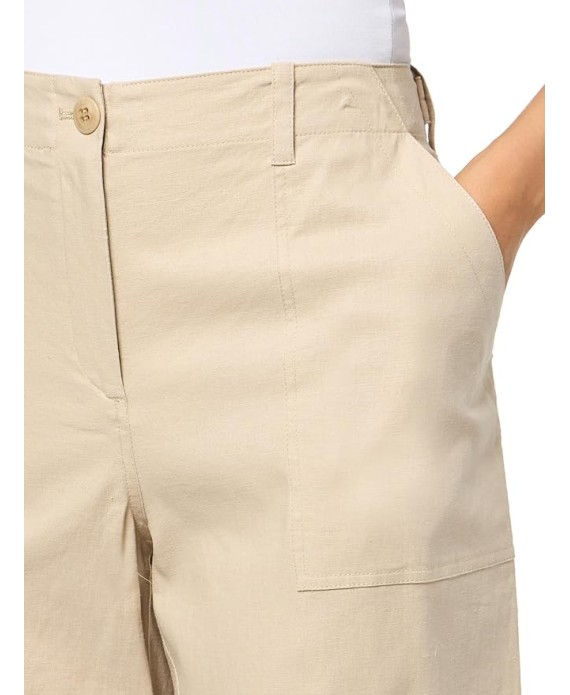 Women's Straight Leg Linen Pant