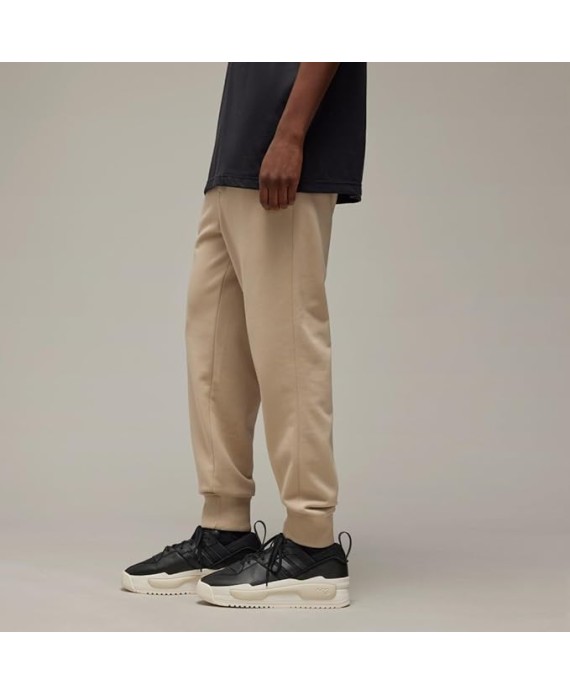 Y-3 French Terry Cuffed Men's Sweatpants, Clay Brown, 2XL