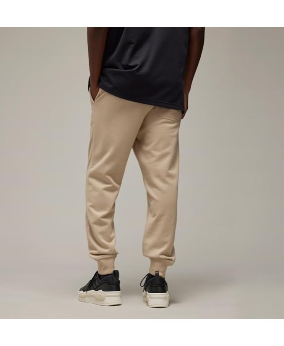 Y-3 French Terry Cuffed Men's Sweatpants, Clay Brown, 2XL