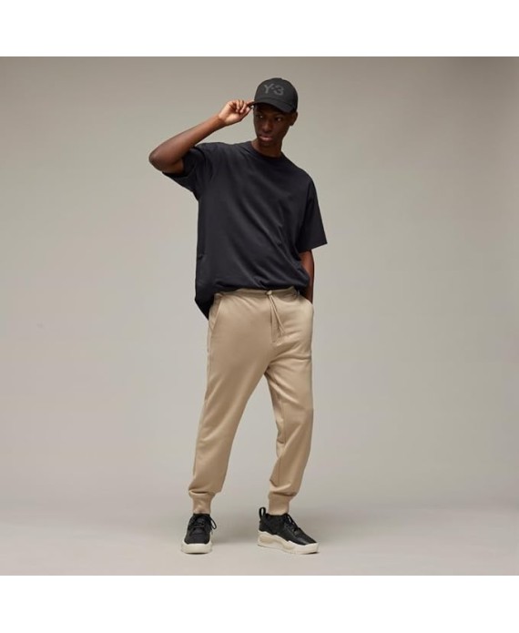 Y-3 French Terry Cuffed Men's Sweatpants, Clay Brown, 2XL