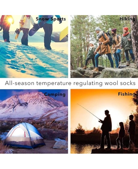 Fall Winter Wool Socks Men Women Hiking Socks Wool Socks Thermal Size 37-40