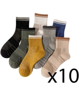 Men's Ankle Breathable Cotton Socks Mesh Tube Sports Socks Four Seasons Comfortable Running Casual Socks