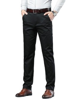 Casual Pants, Business Pants, Loose Fitting Straight Leg Pants(40)