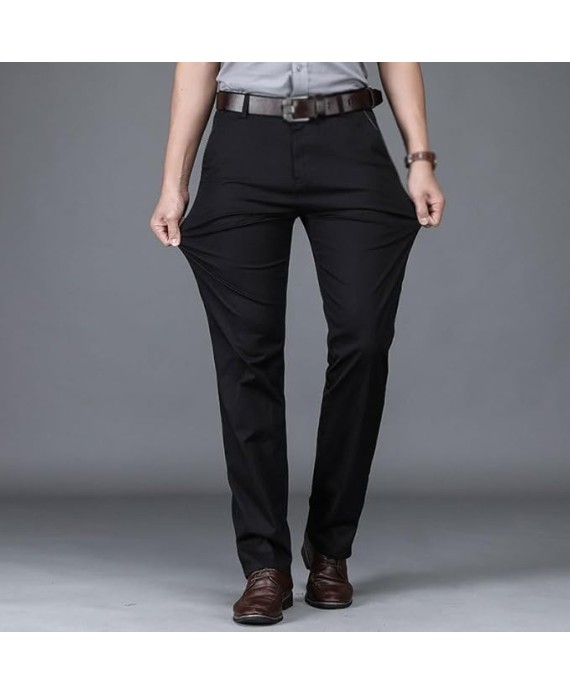 Casual Pants, Business Pants, Loose Fitting Straight Leg Pants(40)